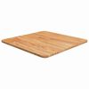 vidaXL Piano Tavolo Quadrato Marrone Chiaro 50x50x1,5 Rovere Trattato