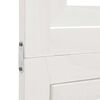 vidaXL Divisorio Ambienti 3Pannelli Bianco Legno Massello di Paulownia