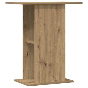 vidaXL Supporto per acquario artigianale in rovere 36x60,5x72,5 cm in legno ingegnerizzato