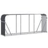 vidaXL Portalegna Antracite 234x45x100 cm Acciaio Zincato