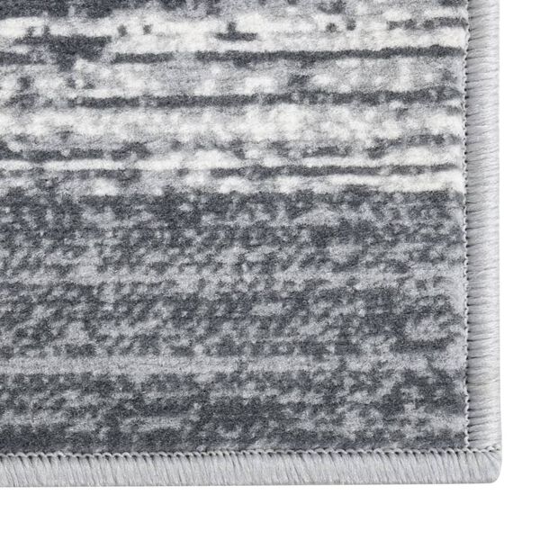 vidaXL Tappeto Lungo in BCF Grigio 100x400 cm