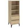 vidaXL Credenza Rovere Sonoma 40x36x110 cm in Legno Multistrato