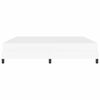 vidaXL Struttura del letto Bianco Puro 200 x 200 cm Tessuto