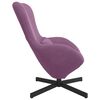 vidaXL Poltrona uovo Viola 63 x 73 x 90 cm Velluto