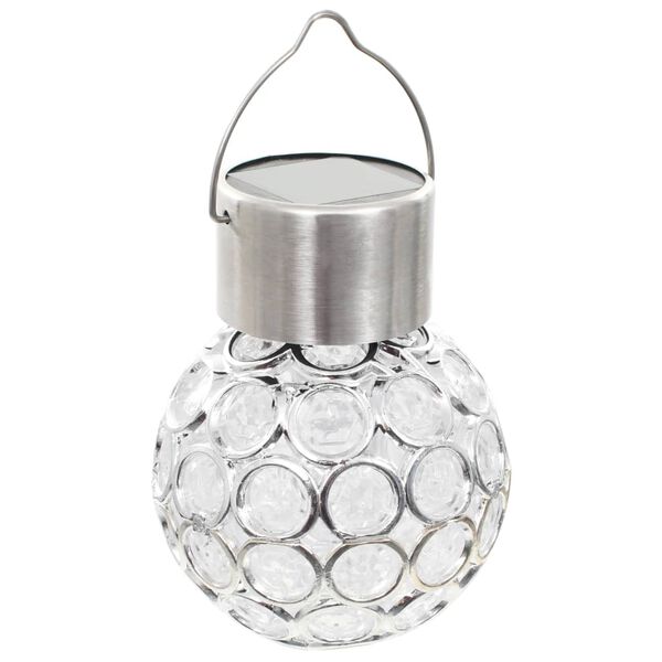 vidaXL Lampade Solari Sospese 8 pz con LED RGB