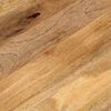 vidaXL Piano Tavolo 140x60x3,8 cm Ovale in Legno Massello di Mango