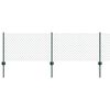 vidaXL Recinzione con Posto Verde 0,6 x 25 m Acciaio e PVC