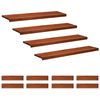 vidaXL Tappeti per scale 12 pz 110 x 30 x 2 cm Marrone