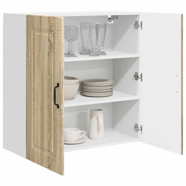 vidaXL Mobile da cucina Kalmar Rovere Sonoma 80 x 31 x 80 cm