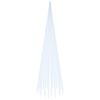 vidaXL Albero di Natale Pennone Bianco Freddo 1134 LED 800 cm