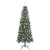 vidaXL Albero di Natale artificiale con 300 LED Verde 210 cm