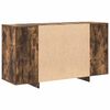 vidaXL Credenza Rovere fumé 135 x 41 x 75 cm Legno multistrato