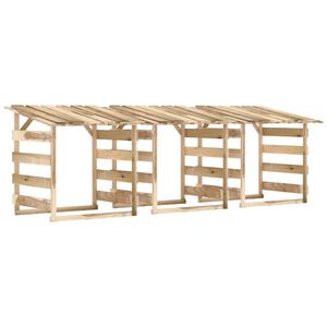 vidaXL Pergole con Tetto 3 pz 100x90x100 cm Legno di Pino Impregnato