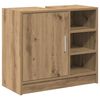 vidaXL Mobile da Bagno Rovere artigianale 63 x 29 x 55 cm