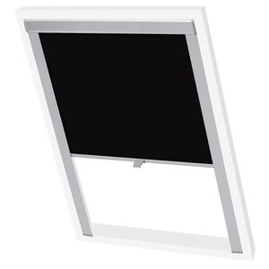 vidaXL Tenda a Rullo Oscurante Nera CK02 GGL e GGU