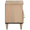 vidaXL Mobile Porta TV 70x33x46 cm in Legno Massello di Mango