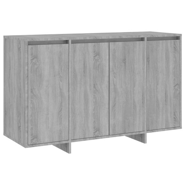 vidaXL Credenza Grigio Sonoma 120x41x75 cm in Truciolato