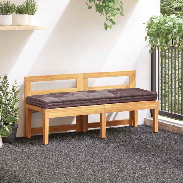 vidaXL Cuscino per Pallet e Pavimento in Cotone 120x40x7 cm Talpa