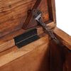 vidaXL Scatola di Stoccaggio con porta Marrone Legno di mango massello
