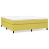 vidaXL Struttura Letto a Rete a Molle Verde 180x200 cm in Tessuto
