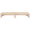 vidaXL Dormeuse Estraibile 2x(100x200) cm Legno Massello di Pino