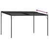 vidaXL Gazebo con Tetto Antracite 4x3x2,5 m in Alluminio e Acciaio