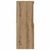 vidaXL Madia LED Marrone 60 x 37 x 100 cm Legno multistrato