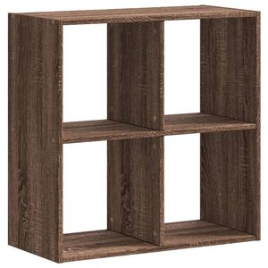 vidaXL Libreria Rovere Marrone 68,5x32x68,5 cm in Legno Multistrato