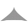 vidaXL Telo Ombra 3 x 3 x 4,2 m HDPE Triangolare Antracite e Bianco
