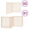 vidaXL Cancello per Cani Porta Pieghevole 8 Pannelli 640 cm in Pioppo