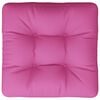 vidaXL Cuscino per Pallet Rosa 60x60x12 cm Tessuto