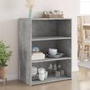 vidaXL Credenza Grigio Cemento 70x41x93 cm in Legno Multistrato