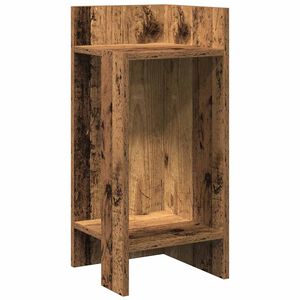 vidaXL Tavolino Laterale con Ripiano Legno Antico 25,5x27x60 cm