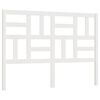vidaXL Testiera per Letto Bianca 141x4x104cm in Legno Massello di Pino