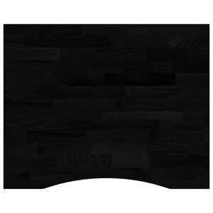 vidaXL Piano Scrivania Marrone Scuro 100x80x2,5 cm in Rovere Massello