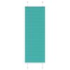 vidaXL Tenda Plissettata Verde petrolio 50x150 cm Larghezza Tessuto