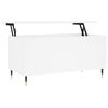 vidaXL Tavolino da Salotto Bianco 90x44,5x45 cm in Legno Multistrato