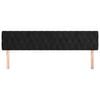 vidaXL Testiera 2 pz Nera 90 x 7 x 78/88 cm in Velluto