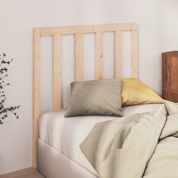 vidaXL Testiera per Letto 106x4x100 cm in Legno Massello di Pino