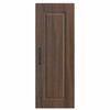 vidaXL Mobile da cucina con porta 2 pcs Rovere Marrone 30 x 31 x 80 cm