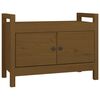 vidaXL Panca da Ingresso Ambra 80x40x60 cm in Legno Massello di Pino