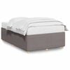 vidaXL Giroletto senza Materasso Tortora 120x190 cm Tessuto