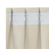 vidaXL Tende oscuranti 2 pcs Crema 140 x 245 cm Velluto