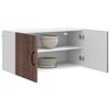 vidaXL Mobile da cucina con lo scaffale Rovere Marrone 80 x 31 x 40 cm