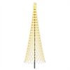 vidaXL Albero di Natale LED EKENAS 400 cm 450 LED Bianco caldo Ferro