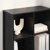 vidaXL Armadio per Libri Rovere Nero 99.5 x 30 x 108.5 cm