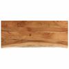 vidaXL Piano Tavolo 100x40x2,5 cm Rettangolare Legno Acacia Bordi Vivi