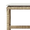 vidaXL Set da Pranzo da Giardino 17 pz con Cuscini Beige in Polyrattan