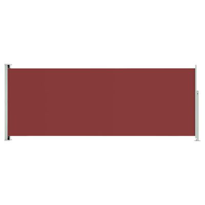vidaXL Tenda Laterale Retrattile per Patio 117x300 cm Rossa