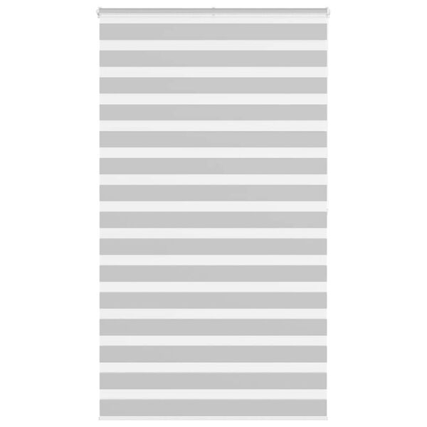 vidaXL Tenda a Rullo Zebra Larghezza Tessuto 115,9 cm Poliestere